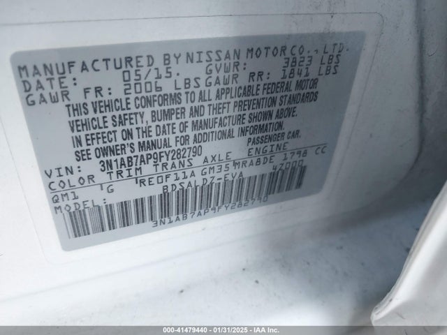 Nissan SENTRA SV 2015 3N1AB7AP9FY282790 Image 9