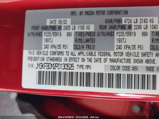 JM3KFBDM2P0130525 Mazda Cx-5 2.5 S Premium