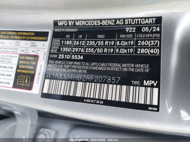 2024 MERCEDES-BENZ GLC W1NKM4HB2RF207857 Photo 8