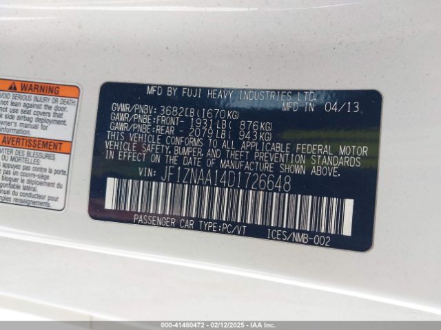 2013 SCION FR-S JF1ZNAA14D1726648 Photo 8