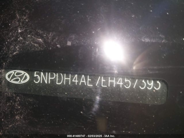 5NPDH4AE7EH457393 Hyundai ELANTRA SE