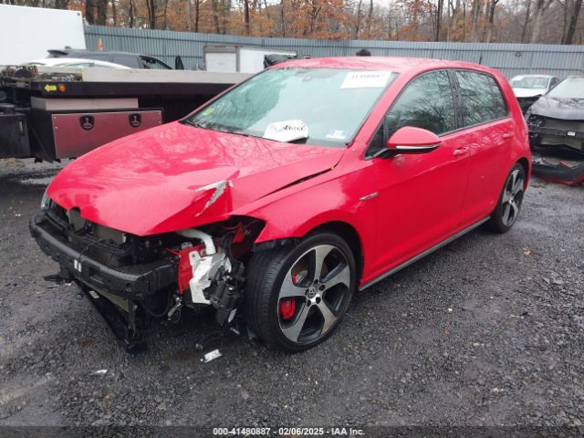 2019 VOLKSWAGEN GOLF GTI 3VW6T7AU2KM000378 Photo 1