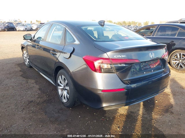 Honda Civic Lx 2022 2HGFE2F25NH517850 Image 3