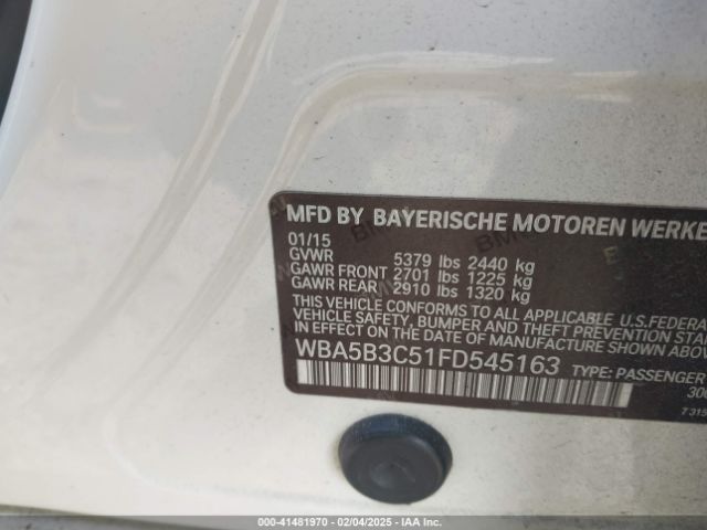 WBA5B3C51FD545163 BMW 535i Xdrive