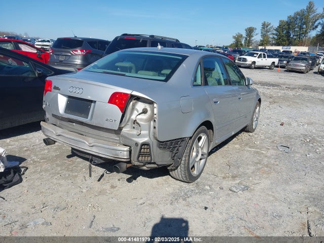 2008 AUDI A4 WAUAF78E28A086538 Photo 3