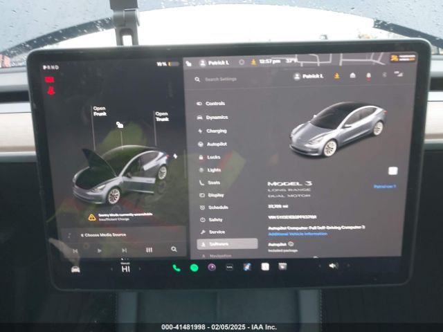 5YJ3E1EB2PF637191 Tesla Model 3 Long Range Dual Motor All-wheel Drive