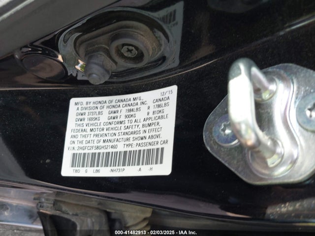 Honda k20c2 2016 2HGFC2F58GH521460 Image 21