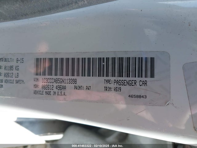 Chrysler 200 Limited 2016 1C3CCCAB5GN113398 Image 9