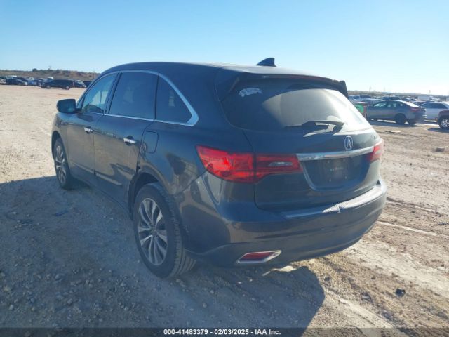 2015 ACURA MDX 5FRYD3H45FB008989 Photo 2