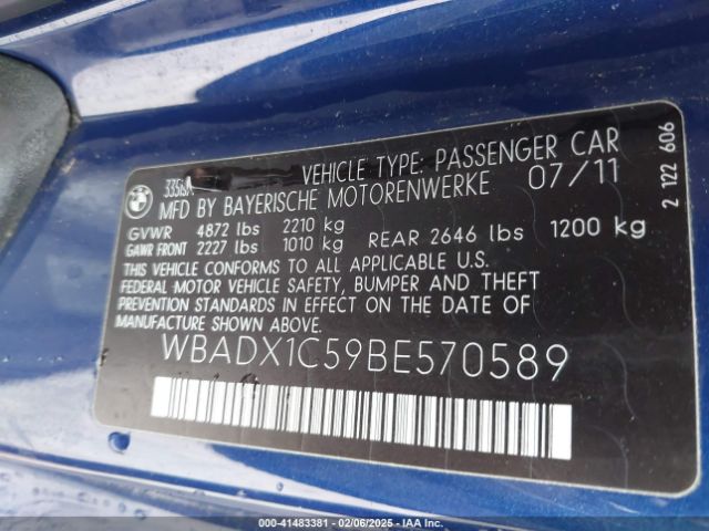 2011 BMW 335IS WBADX1C59BE570589 Photo 8