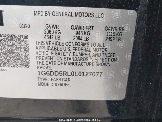 2020 CADILLAC CT4 1G6DD5RL0L0127077 Photo 8