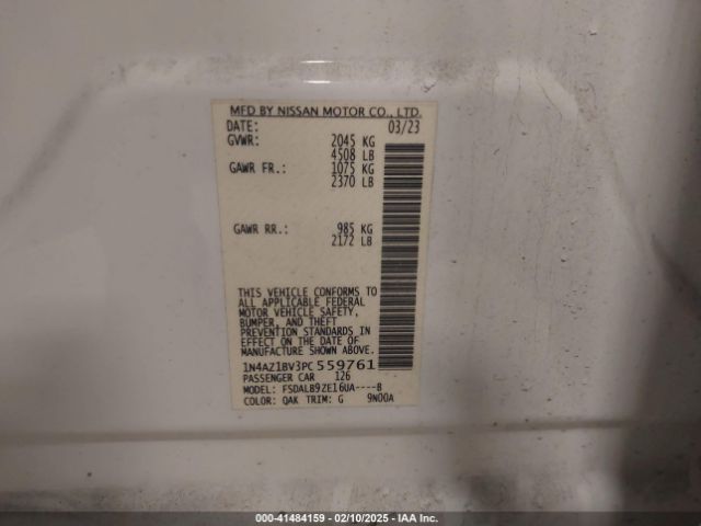 1N4AZ1BV3PC559761 Nissan 2023
