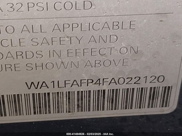 WA1LFAFP4FA022120 Audi Q5 2.0t Premium