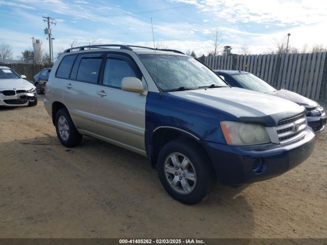 Auction sale of the 2003 Toyota Highlander V6, vin: JTEHF21A030152851, lot number: 41485262
