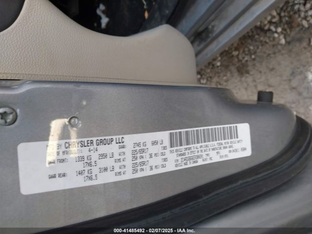 2C4RDGBG6ER380201 Dodge Grand Caravan Se