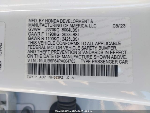 2023 ACURA TLX 19UUB6F64PA004763 Photo 8