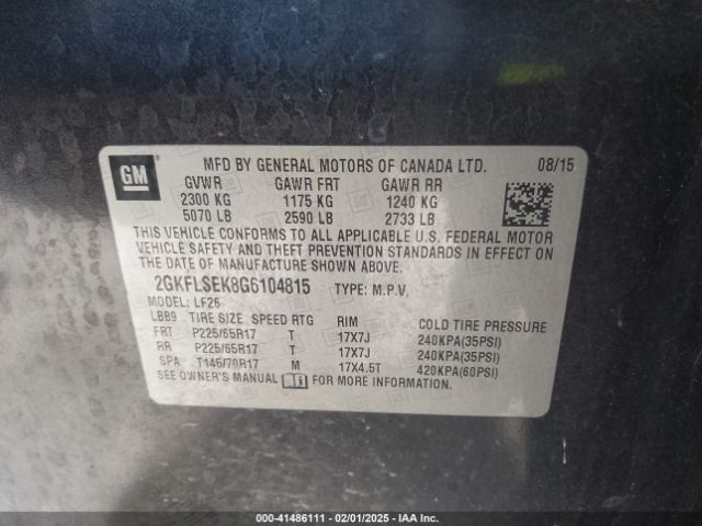 2GKFLSEK8G6104815 GMC Terrain Sle-1