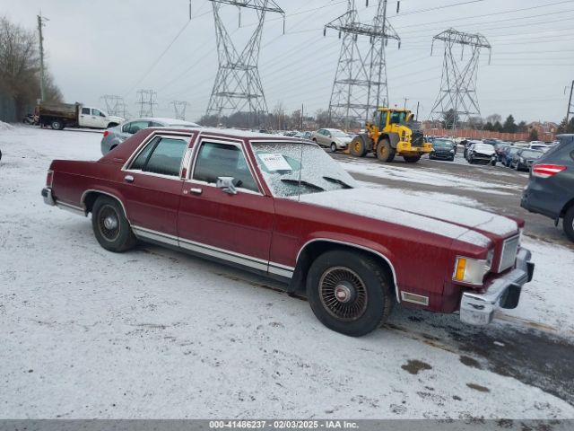 1986 MERCURY GRAND MARQUIS 2MEBP95F9GX687432