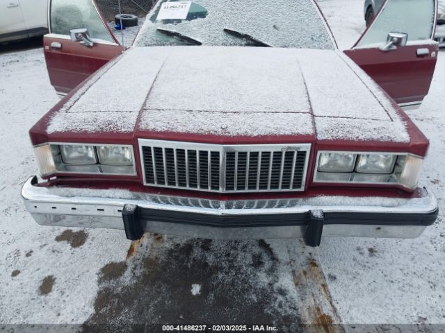 1986 MERCURY GRAND MARQUIS 2MEBP95F9GX687432 Photo 9