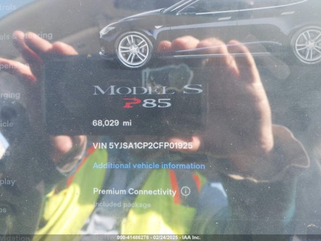 2012 TESLA MODEL S 5YJSA1CP2CFP01925 Photo 6