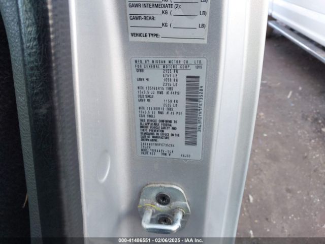 3N63M0YN9FK735284 Chevrolet City Express 1ls