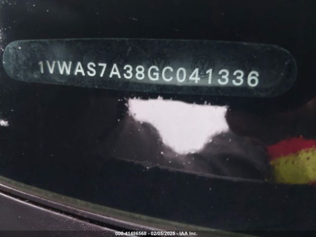 1VWAS7A38GC041336 Volkswagen Passat 1.8t S