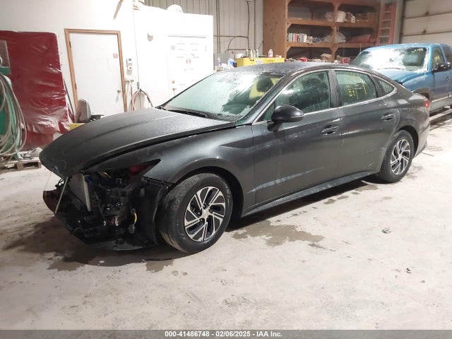 Hyundai Sonata Blue 2021 KMHL24JJ9MA035413 Image 2