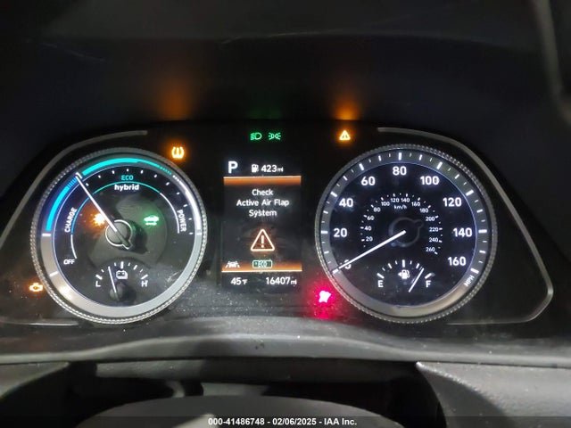 Hyundai Sonata Blue 2021 KMHL24JJ9MA035413 Image 7
