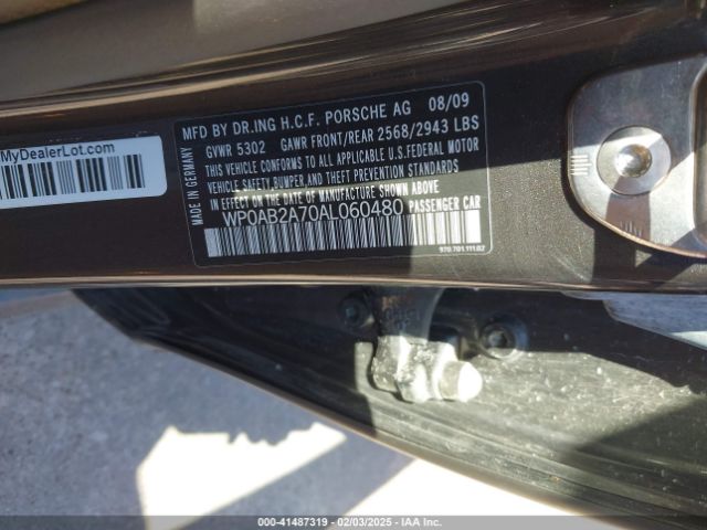 2010 PORSCHE PANAMERA WP0AB2A70AL060480 Photo 8