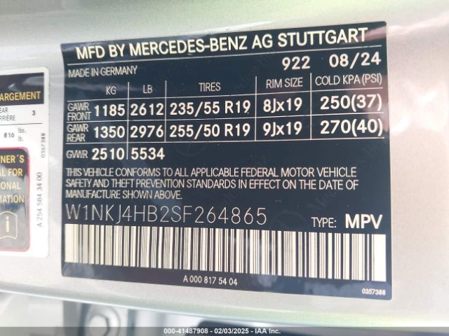 2025 MERCEDES-BENZ GLC 300 W1NKJ4HB2SF264865 Photo 8