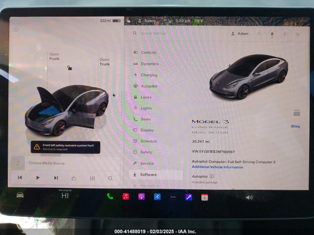 2022 TESLA MODEL 3 5YJ3E1EB3NF199567 Photo 6