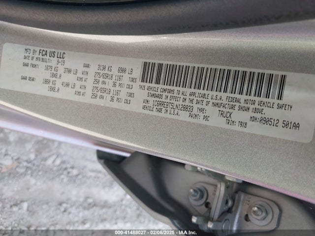 1C6RREBT5LN128833 RAM 1500