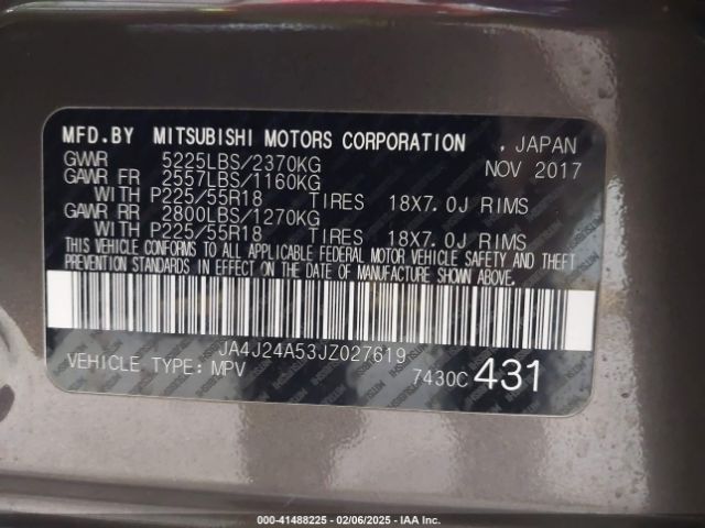2018 MITSUBISHI OUTLANDER PHEV JA4J24A53JZ027619 Photo 8
