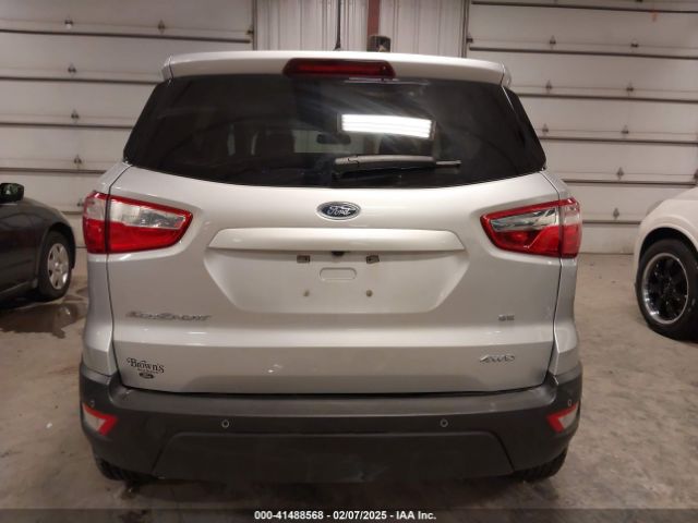 MAJ6S3GL9NC460808 Ford Ecosport Se