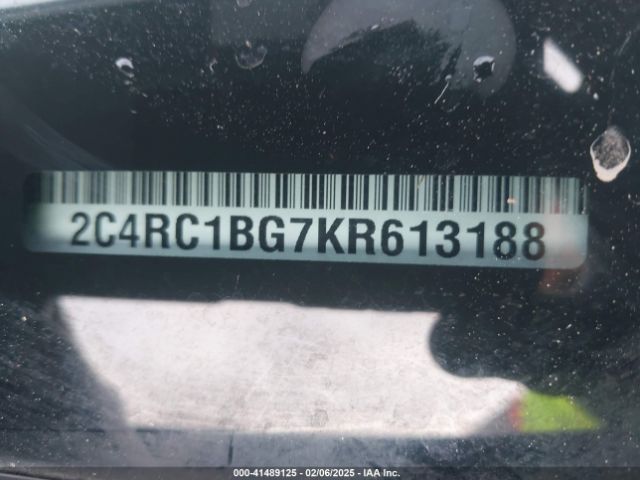 2019 CHRYSLER PACIFICA 2C4RC1BG7KR613188 Photo 8