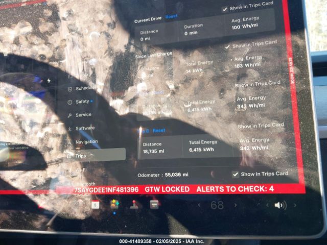 7SAYGDEE1NF481396 Tesla Model Y Long Range Dual Motor All-wheel Drive