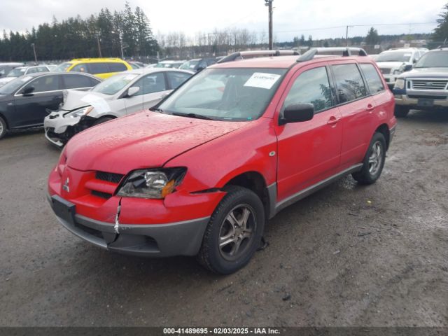 2003 MITSUBISHI OUTLANDER JA4LZ31G03U106035 Photo 1