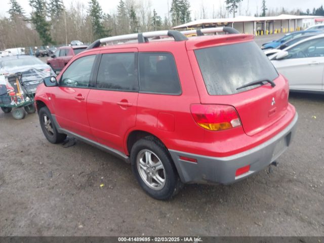 2003 MITSUBISHI OUTLANDER JA4LZ31G03U106035 Photo 2