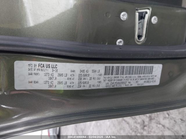 2019 JEEP CHEROKEE 1C4PJMDX9KD292527 Photo 8