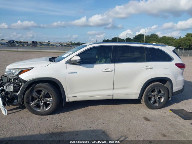 5TDDGRFH7JS040072 Toyota Highlander Hybrid Limited Platinum