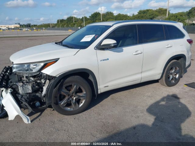 5TDDGRFH7JS040072 Toyota Highlander Hybrid Limited Platinum