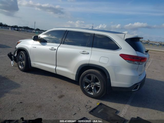 5TDDGRFH7JS040072 Toyota Highlander Hybrid Limited Platinum