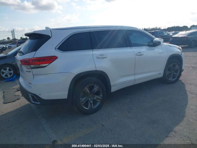5TDDGRFH7JS040072 Toyota Highlander Hybrid Limited Platinum