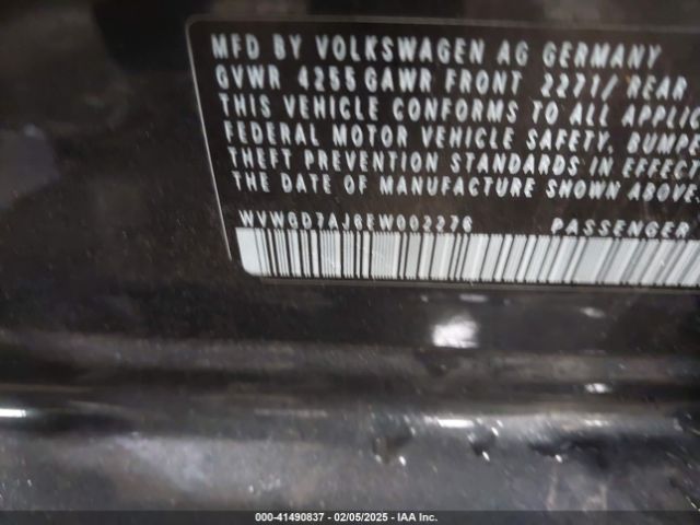 WVWGD7AJ6EW002276 Volkswagen Gti Wolfsburg Edition