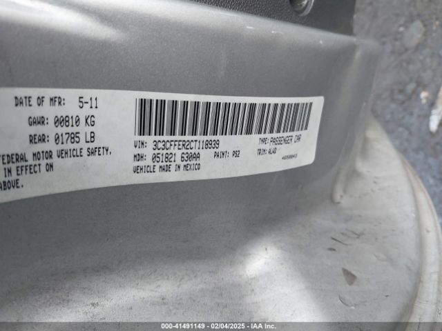 2012 FIAT 500C 3C3CFFER2CT118939 Photo 8