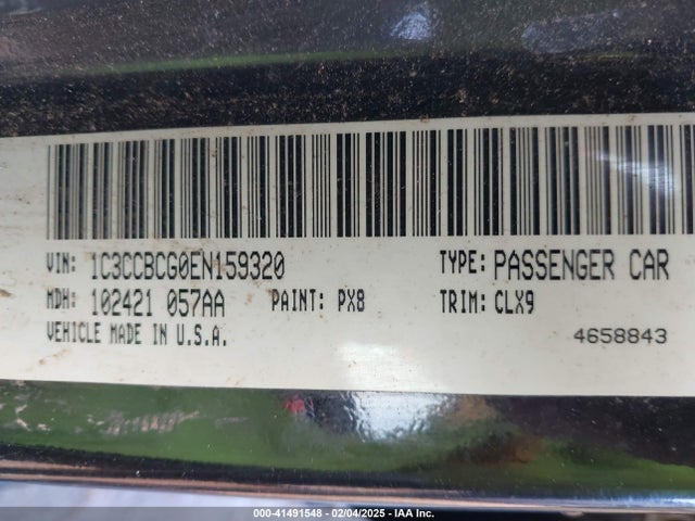 Chrysler 200 Limited 2014 1C3CCBCG0EN159320 Image 9