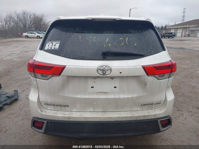 5TDDZRFH6JS899857 Toyota Highlander Limited Platinum
