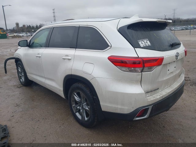 5TDDZRFH6JS899857 Toyota Highlander Limited Platinum