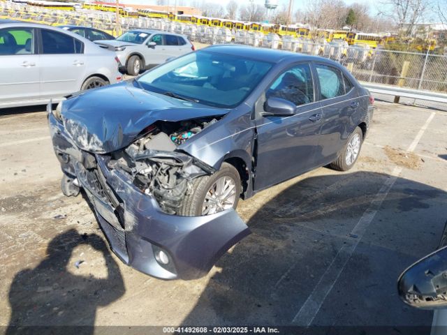 2T1BURHE2EC145328 Toyota Corolla Le Premium
