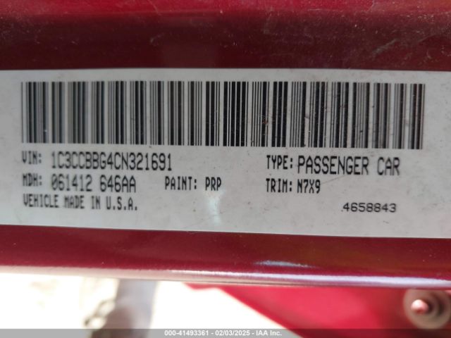 2012 CHRYSLER 200 1C3CCBBG4CN321691 Photo 8